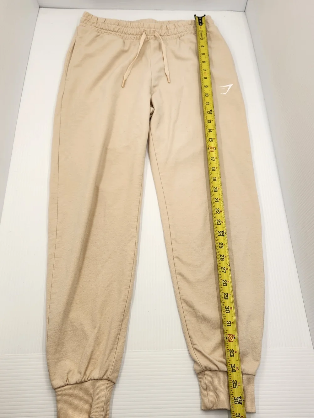 Gymshark Beige Drawstring Joggers - Picture 5 of 11